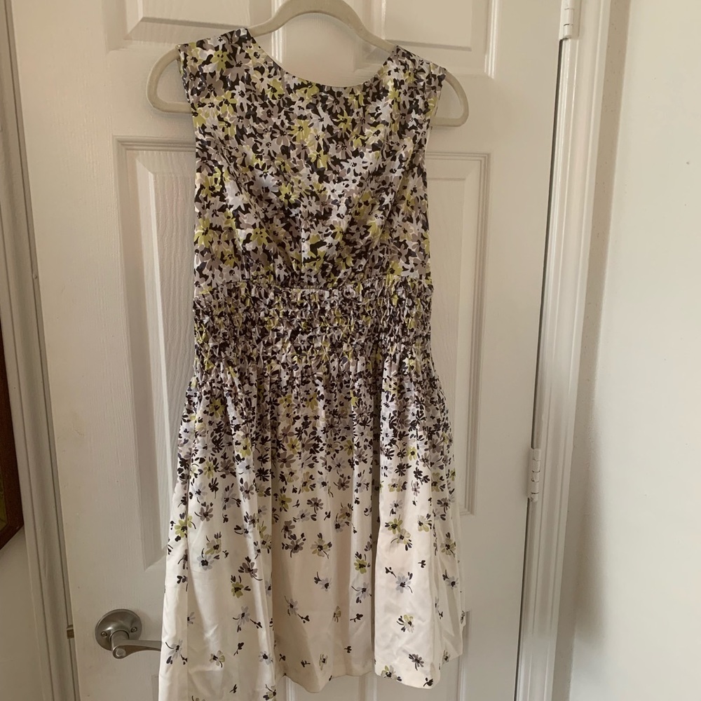 Ombré Floral Print Dress
